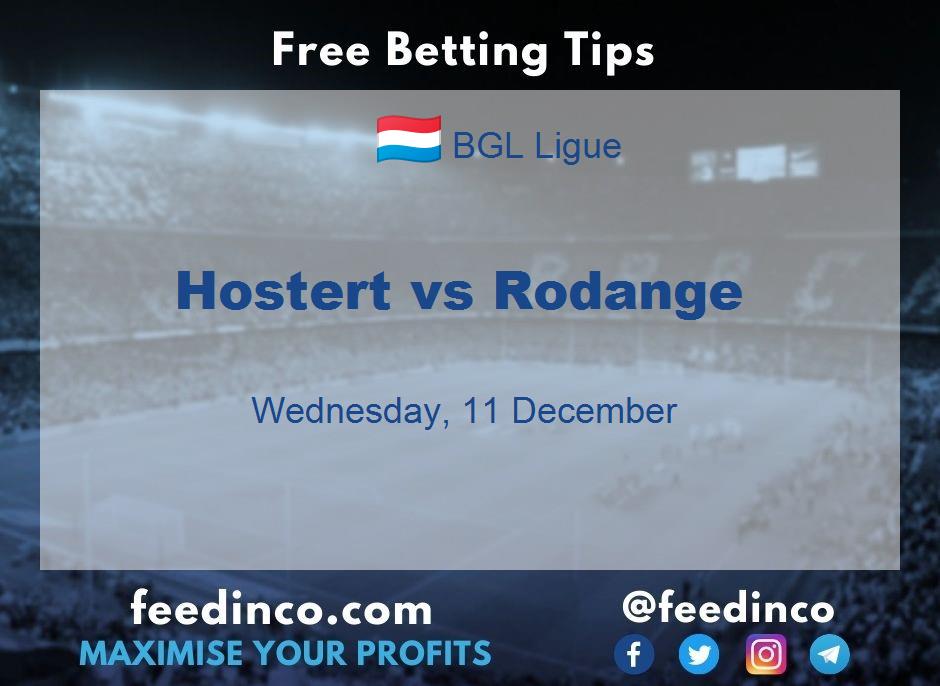 Hostert vs Rodange Prediction