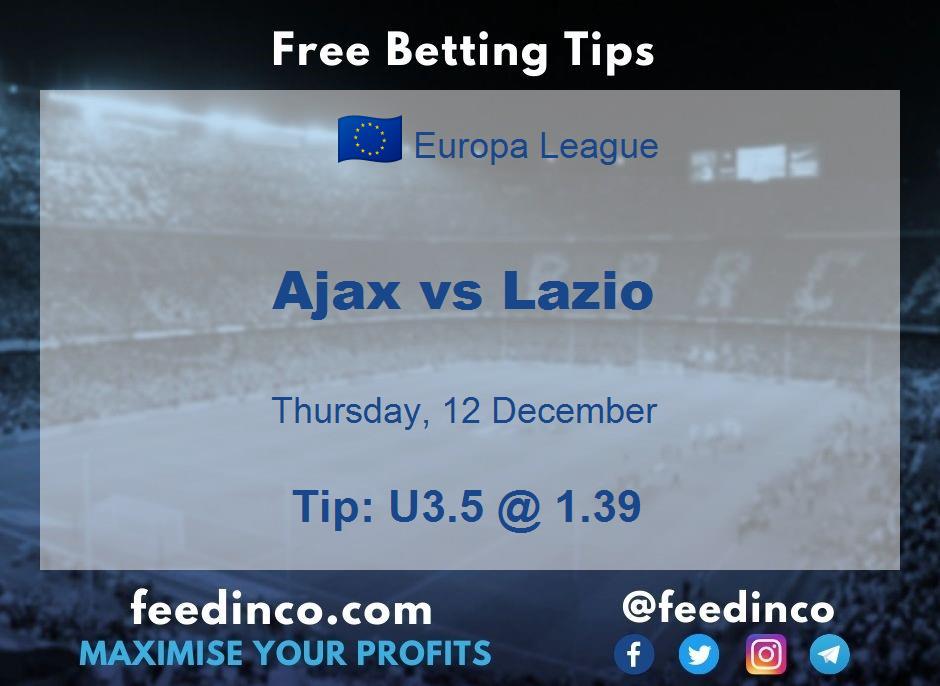 Ajax vs Lazio Prediction