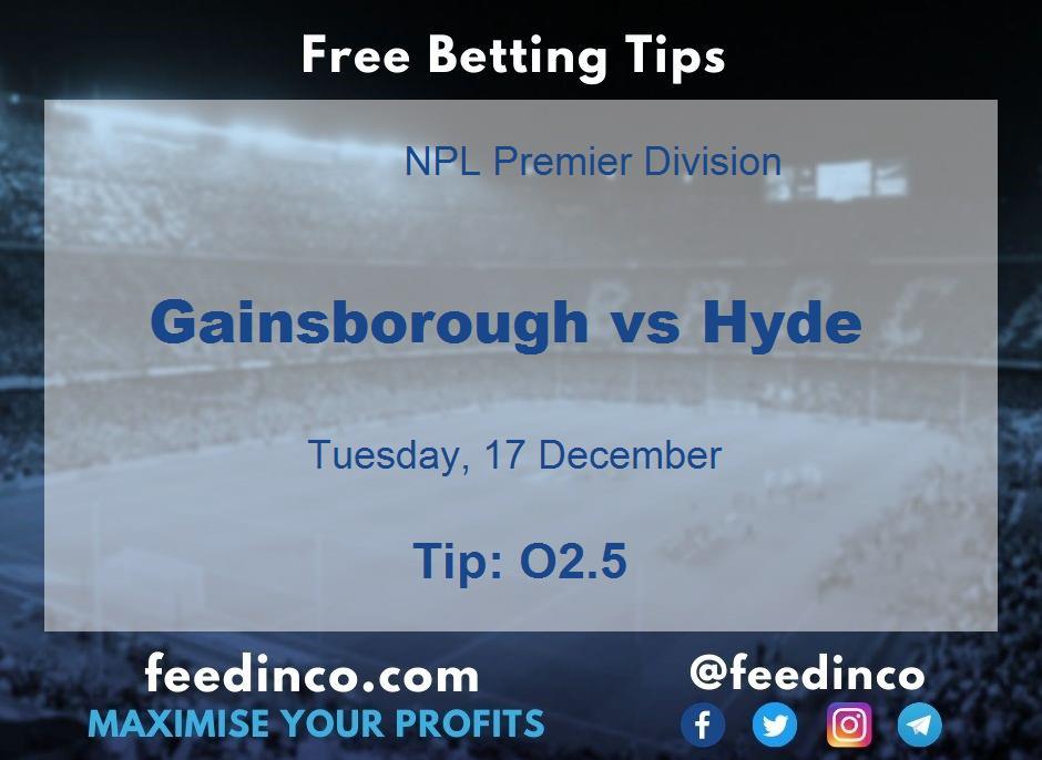Gainsborough vs Hyde Prediction Gainsborough vs Hyde Prediction
