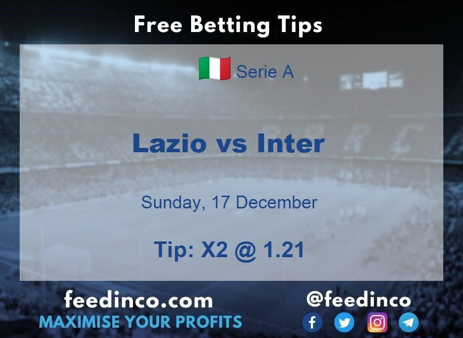 Lazio vs Inter Prediction