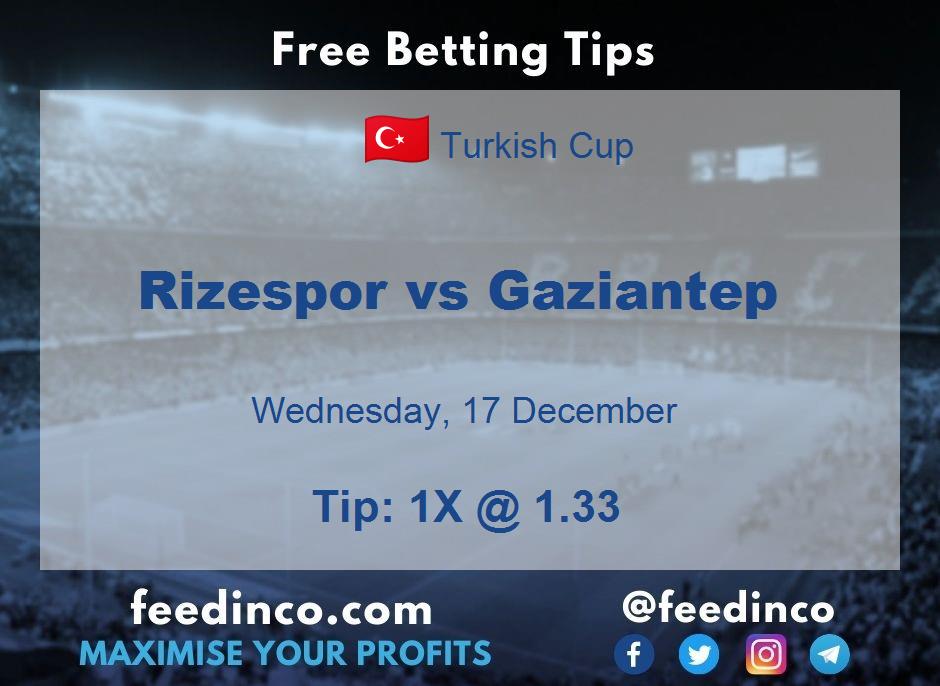 Rizespor vs Gaziantep Prediction Rizespor vs Gaziantep Prediction