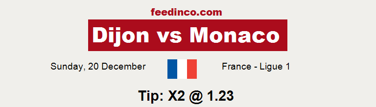 Dijon vs Monaco Prediction and Betting Tips (Sunday 20th December)