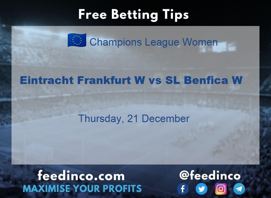 Eintracht Frankfurt W vs SL Benfica W Prediction