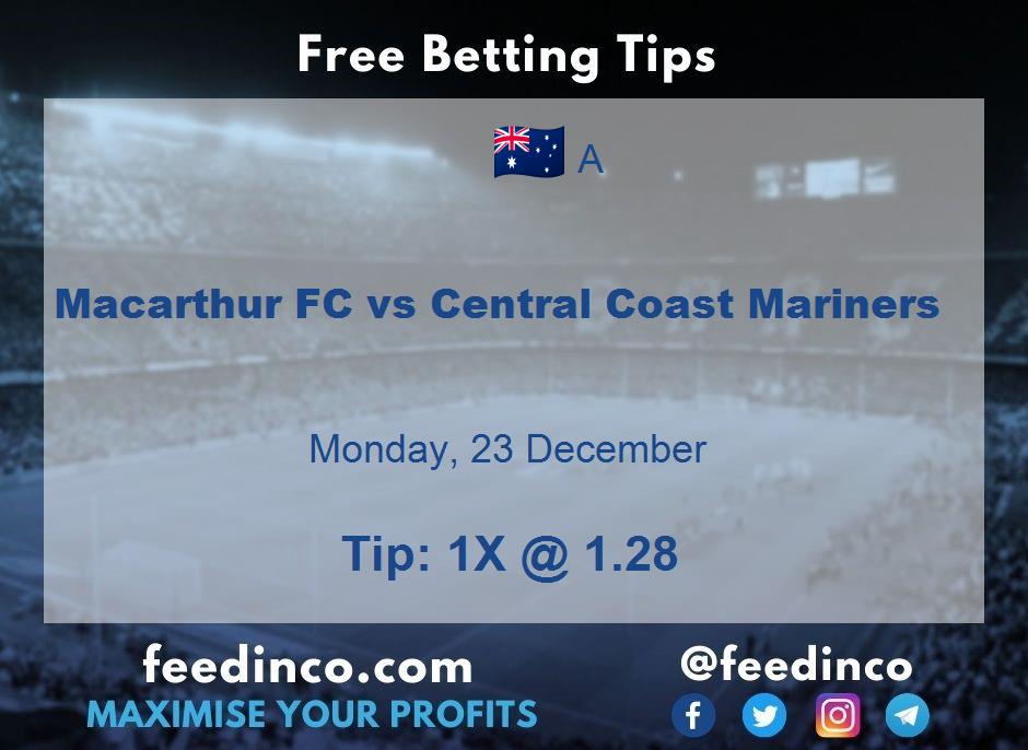 Macarthur FC vs Central Coast Mariners Prediction