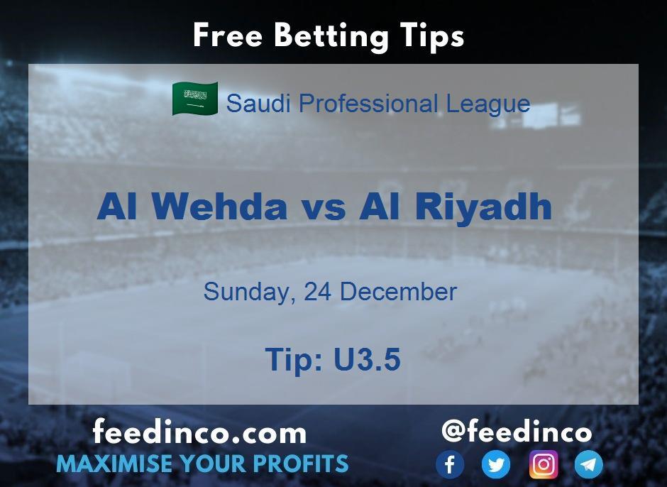 Al Wehda vs Al Riyadh Prediction