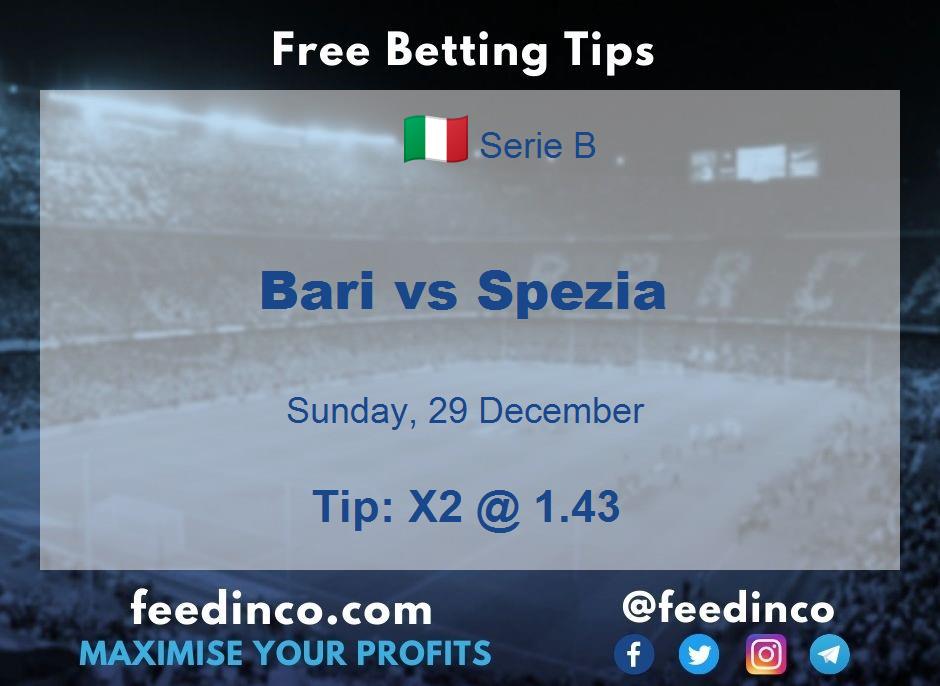 Bari vs Spezia Prediction