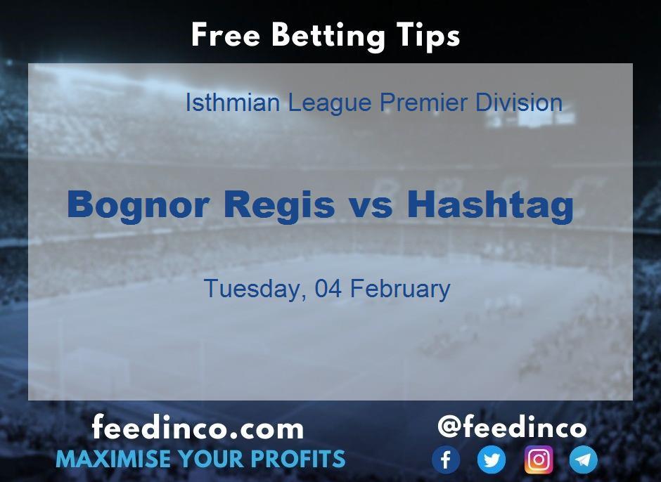 Bognor Regis vs Hashtag Prediction