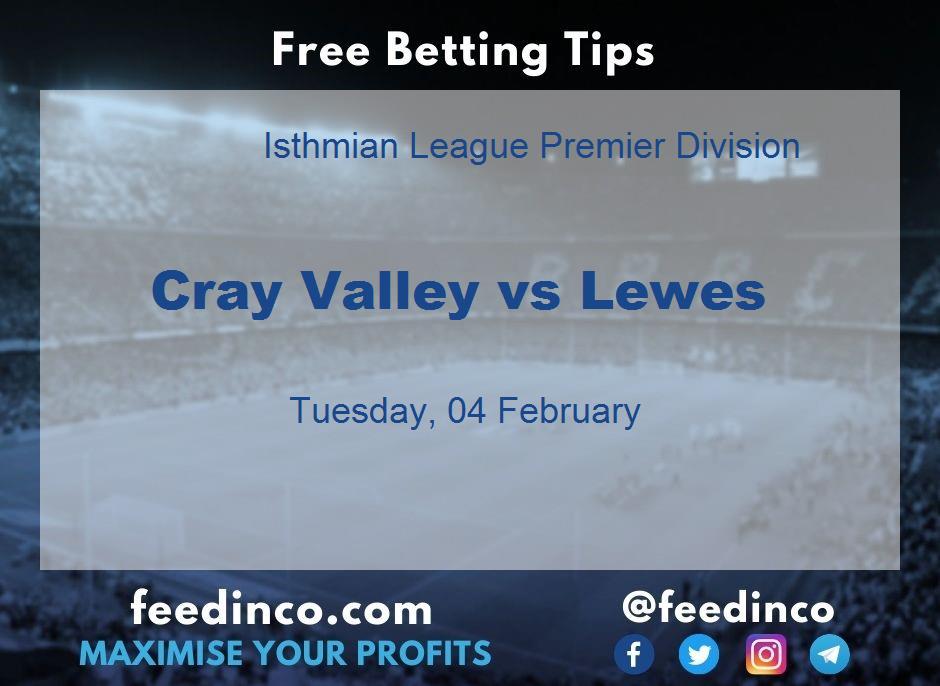 Cray Valley vs Lewes Prediction