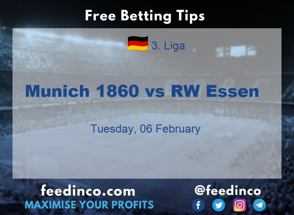 Munich 1860 vs RW Essen Prediction