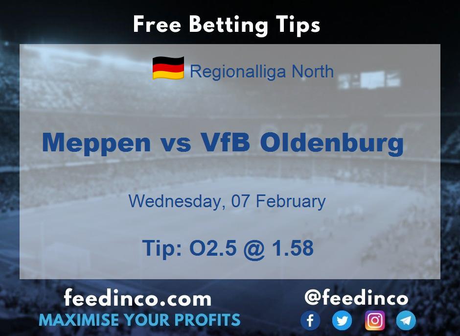 Meppen vs VfB Oldenburg Prediction