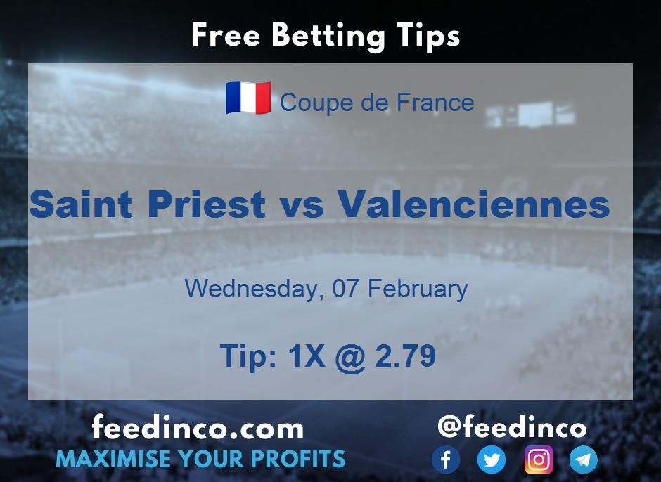Saint Priest vs Valenciennes Prediction
