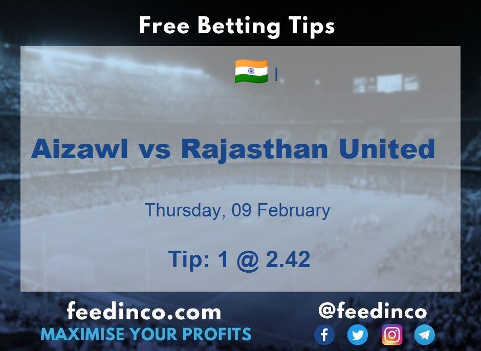 Aizawl vs Rajasthan United Prediction