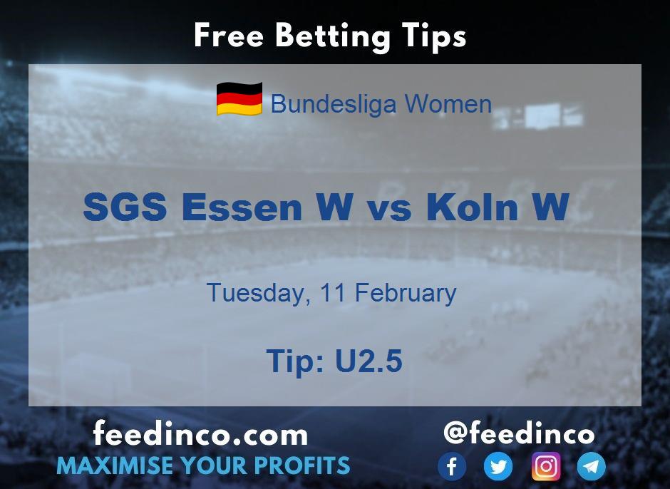 SGS Essen W vs Koln W Prediction