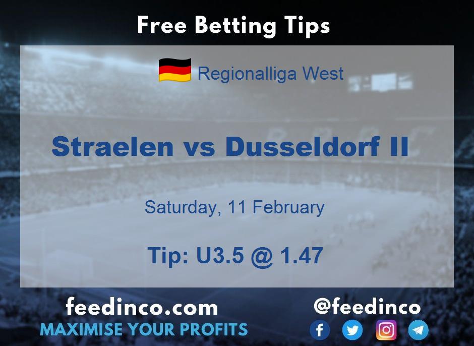Straelen vs Dusseldorf II Prediction Straelen vs Dusseldorf II Prediction