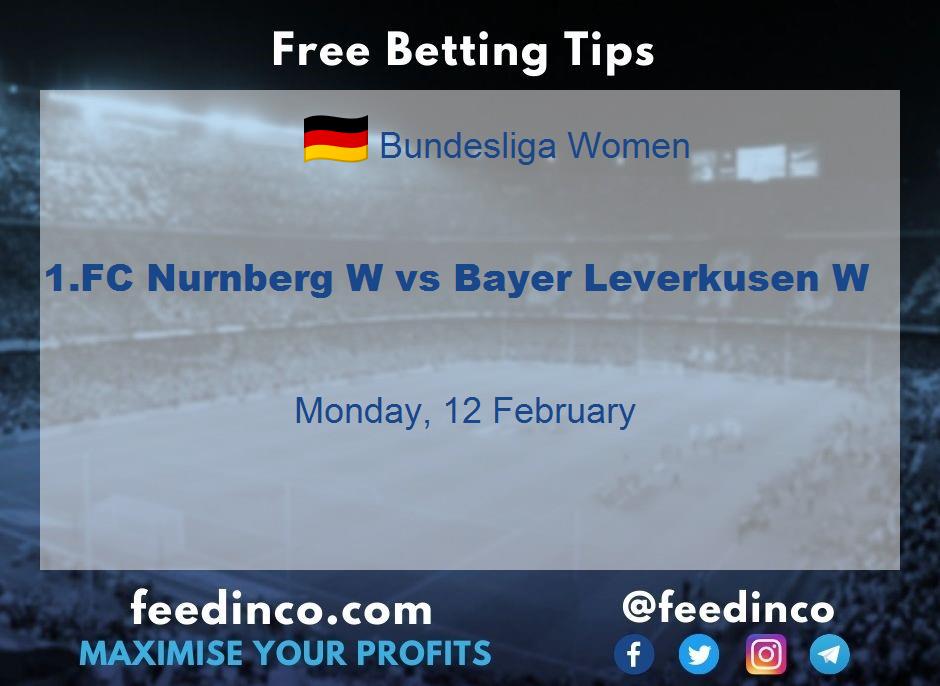 1.FC Nurnberg W vs Bayer Leverkusen W Prediction