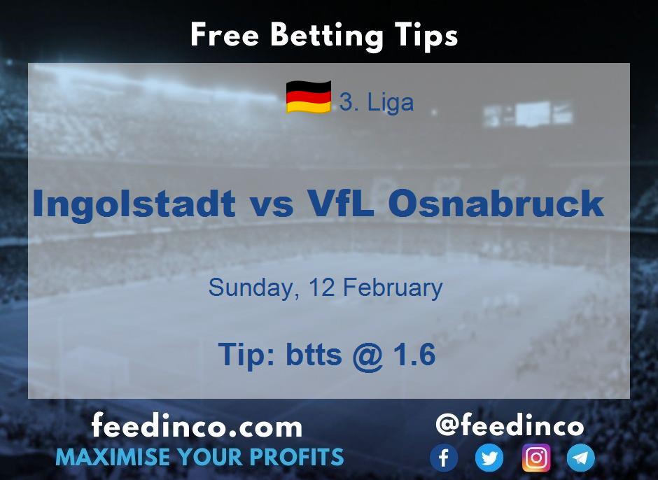 Ingolstadt vs VfL Osnabruck Prediction Ingolstadt vs VfL Osnabruck Prediction