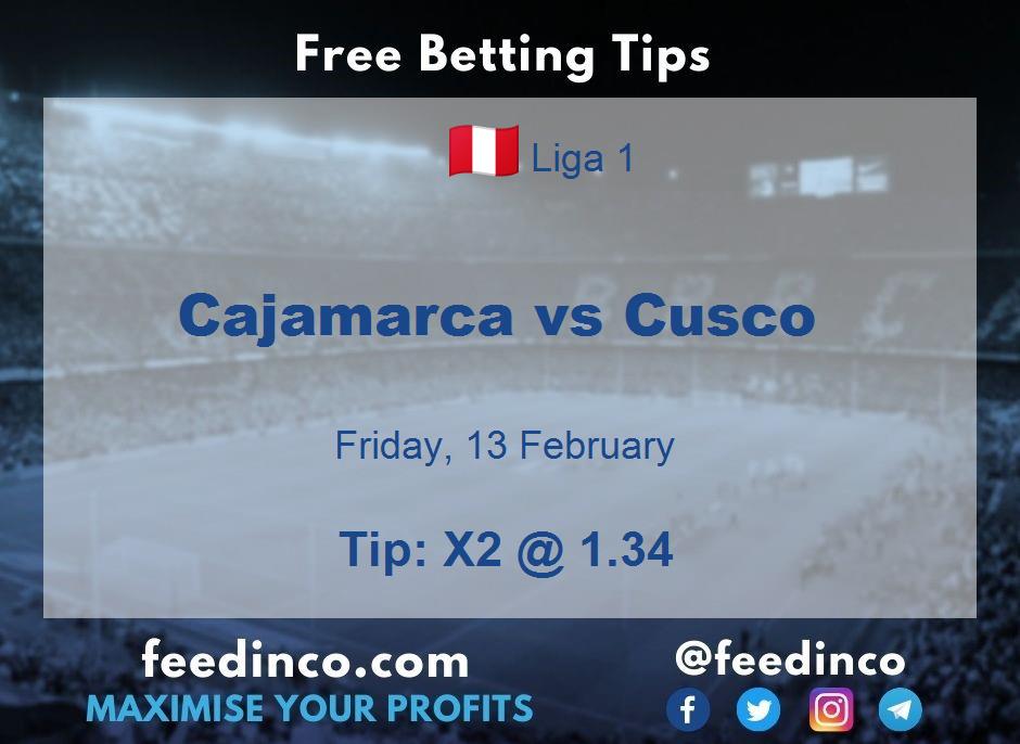 Cajamarca vs Cusco Prediction