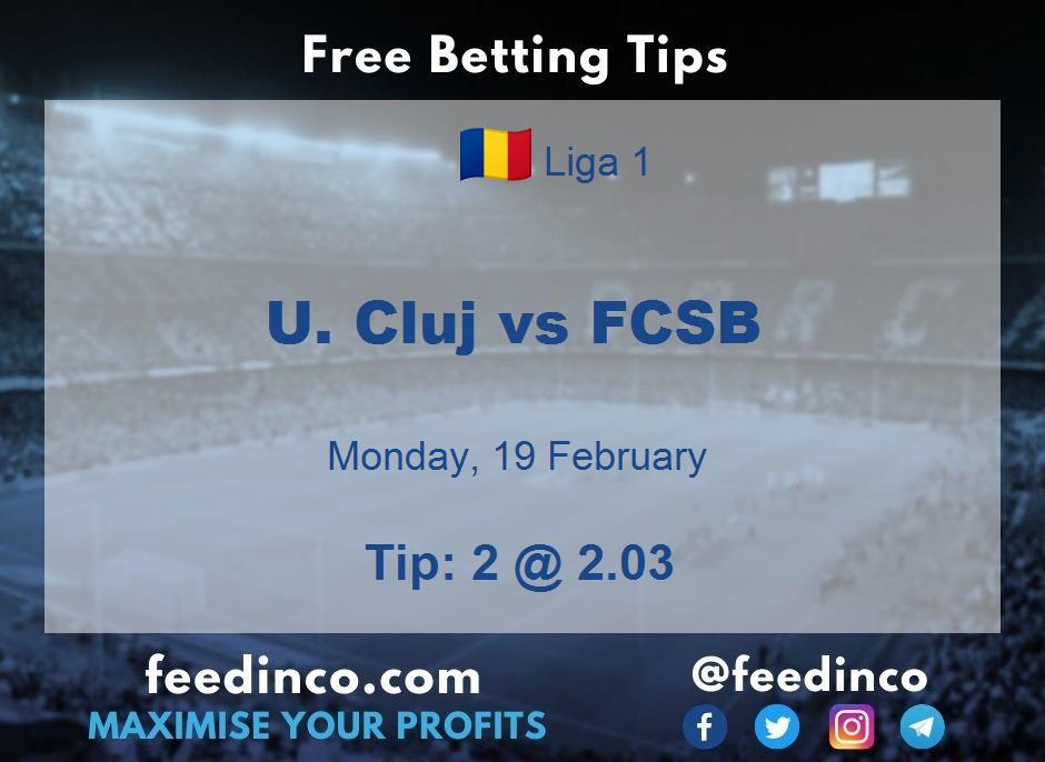 U. Cluj vs FCSB Prediction