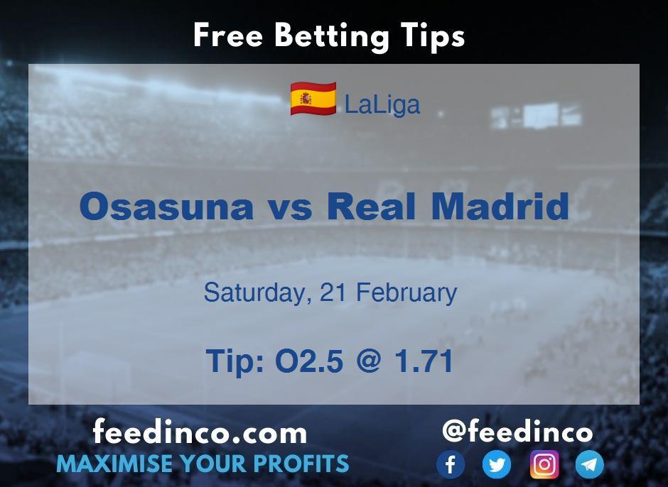 Osasuna vs Real Madrid Prediction