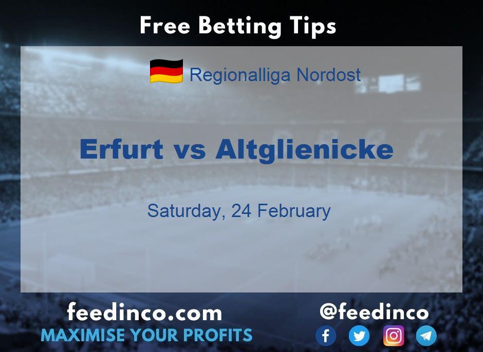 Erfurt vs Altglienicke Prediction