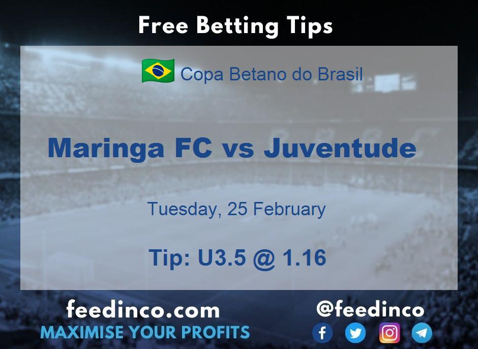 Maringa FC vs Juventude Prediction Maringa FC vs Juventude Prediction