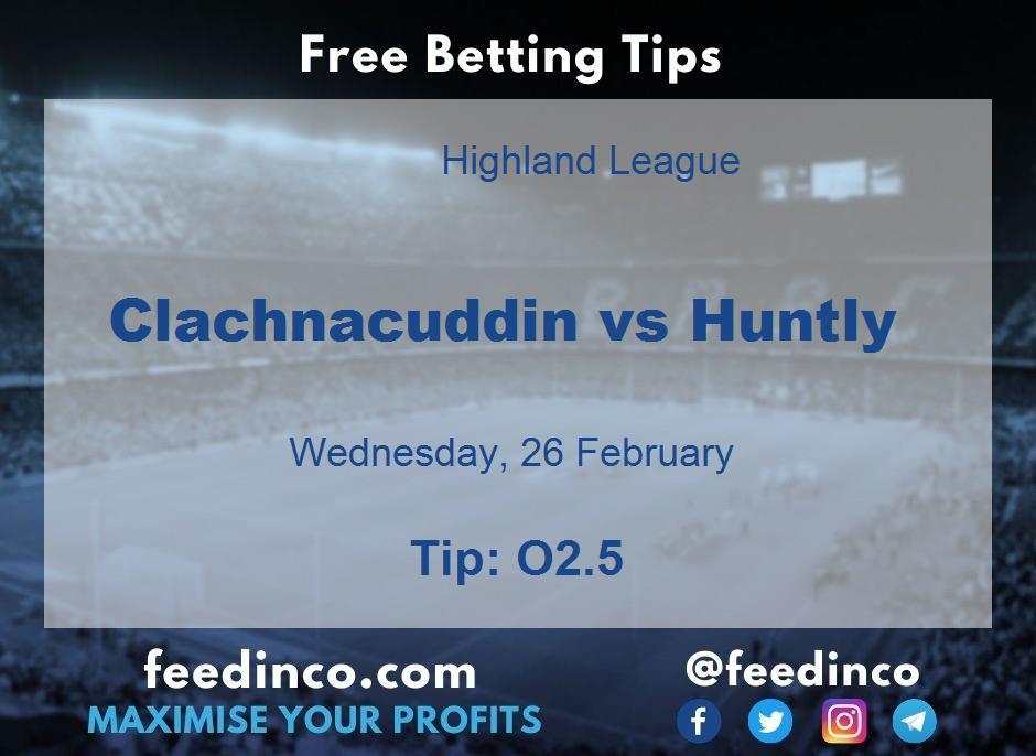 Clachnacuddin vs Huntly Prediction