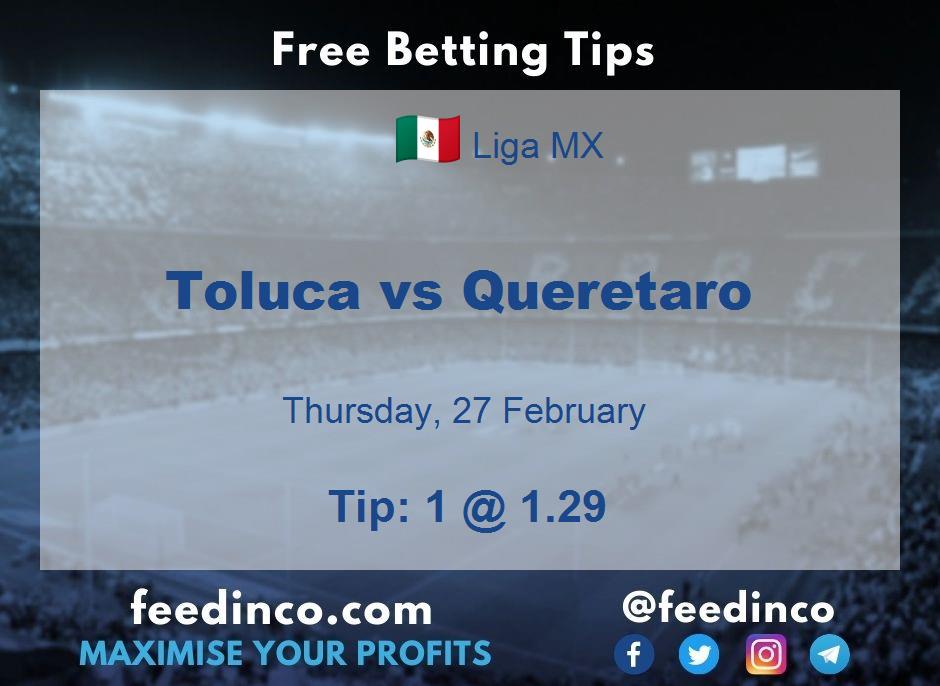 Toluca vs Queretaro Prediction