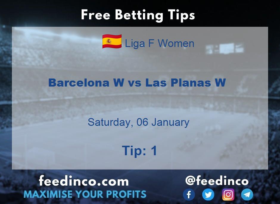 Barcelona W vs Las Planas W Prediction