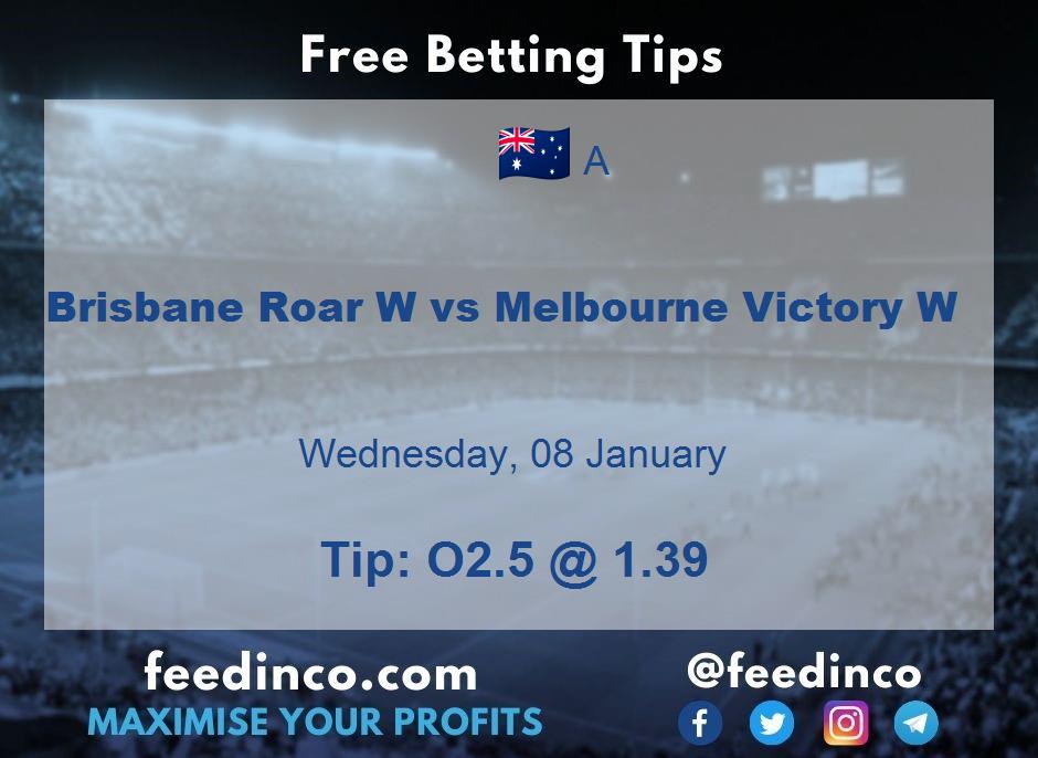 Brisbane Roar W vs Melbourne Victory W Prediction