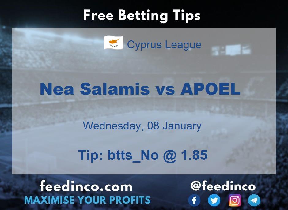 Nea Salamis vs APOEL Prediction