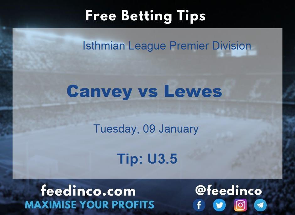 Canvey vs Lewes Prediction