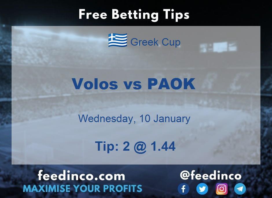 Volos vs PAOK Prediction