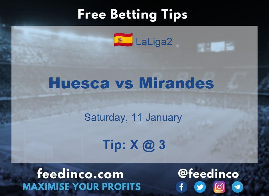 Huesca vs Mirandes Prediction Huesca vs Mirandes Prediction