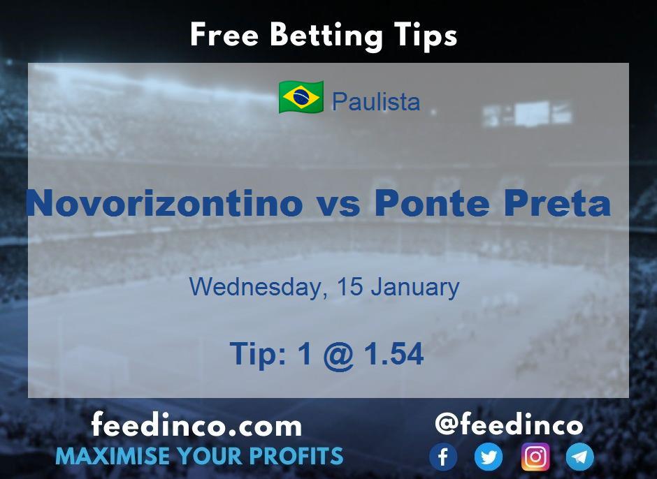 Novorizontino vs Ponte Preta Prediction