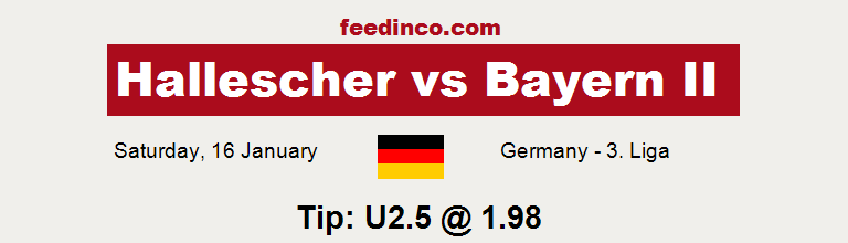 Hallescher v Bayern II Prediction Hallescher v Bayern II Prediction