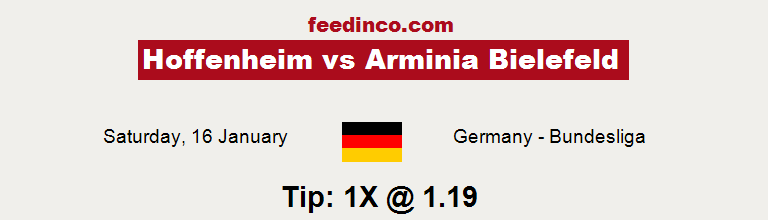 Hoffenheim v Arminia Bielefeld Prediction Hoffenheim v Arminia Bielefeld Prediction