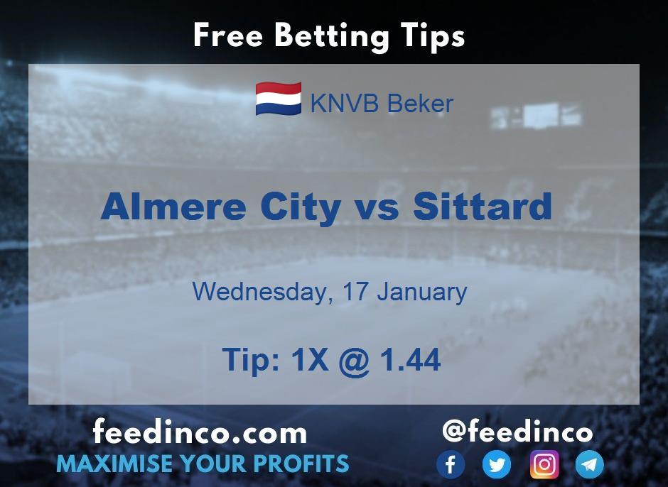 Almere City vs Sittard Prediction