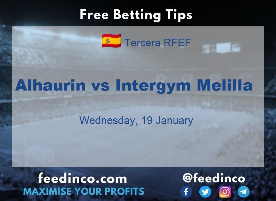Alhaurin vs Intergym Melilla Prediction Alhaurin vs Intergym Melilla Prediction