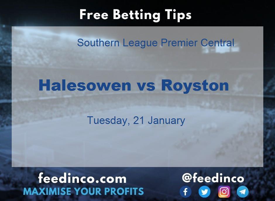 Halesowen vs Royston Prediction