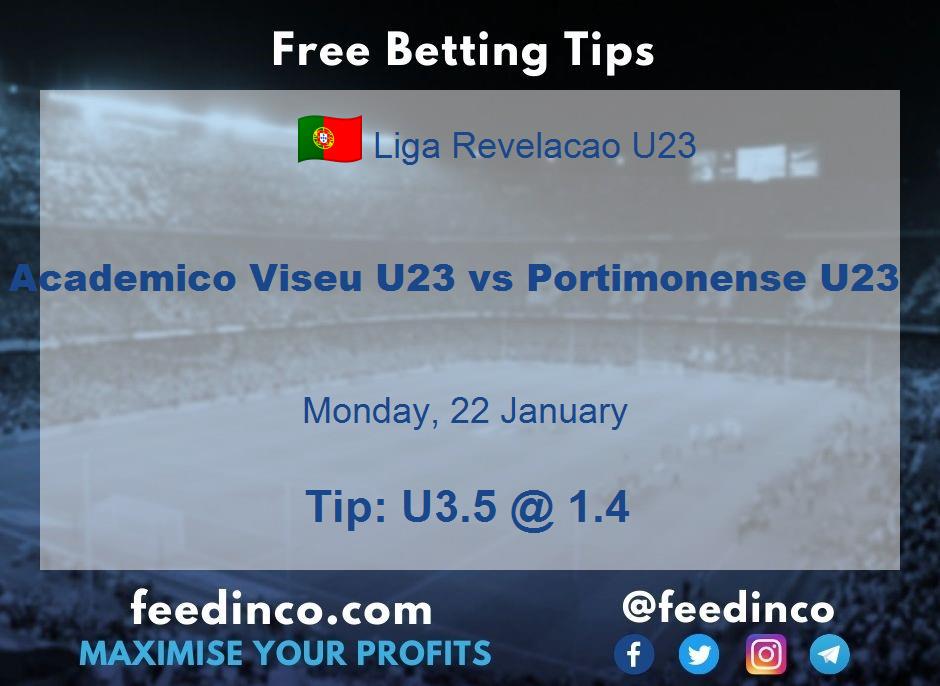 Academico Viseu U23 vs Portimonense U23 Prediction