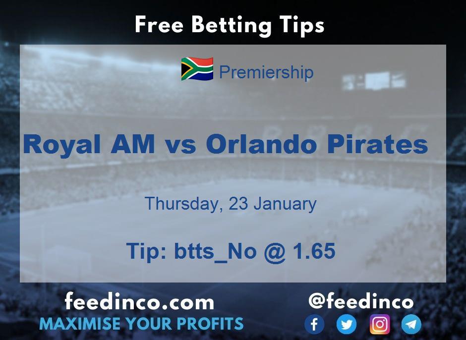 Royal AM vs Orlando Pirates Prediction Royal AM vs Orlando Pirates Prediction