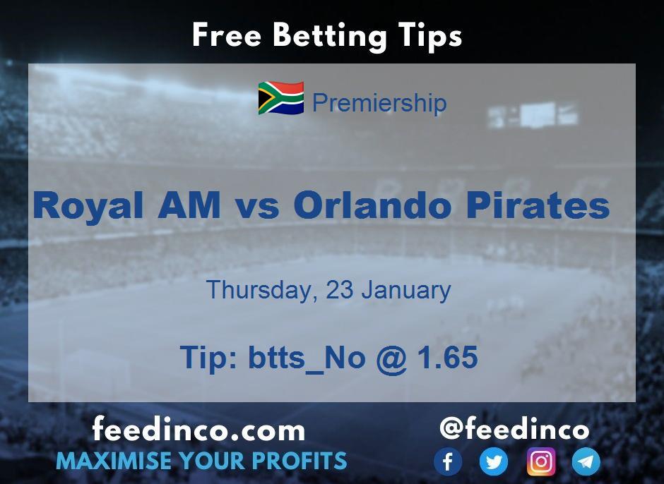 Royal AM vs Orlando Pirates Prediction