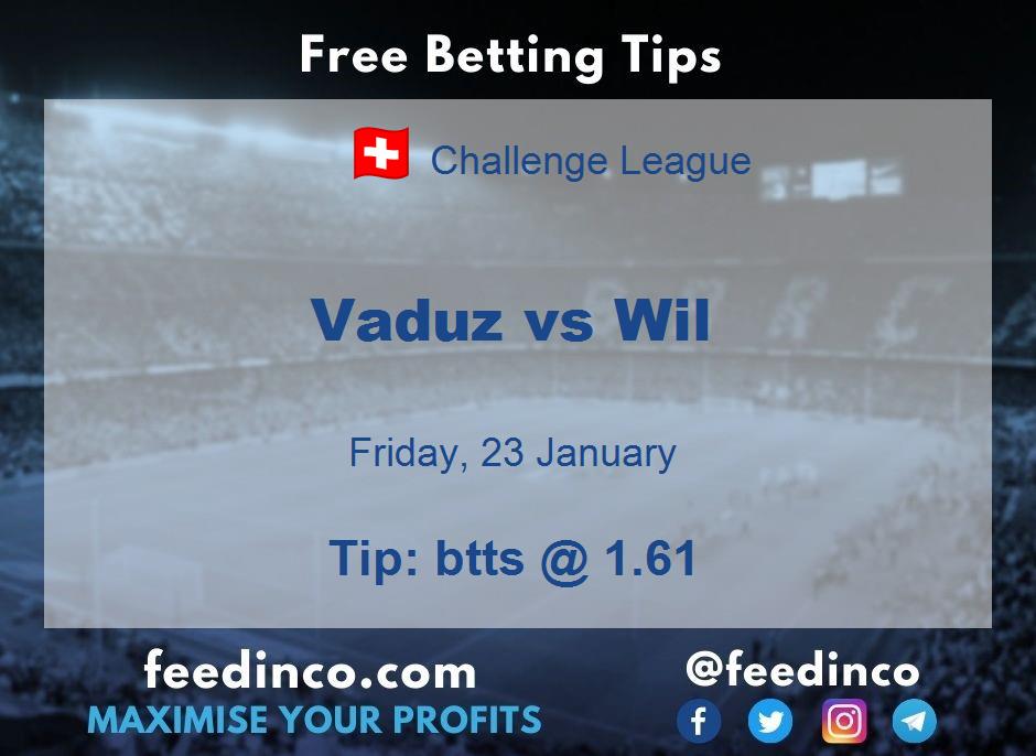 Vaduz vs Wil Prediction