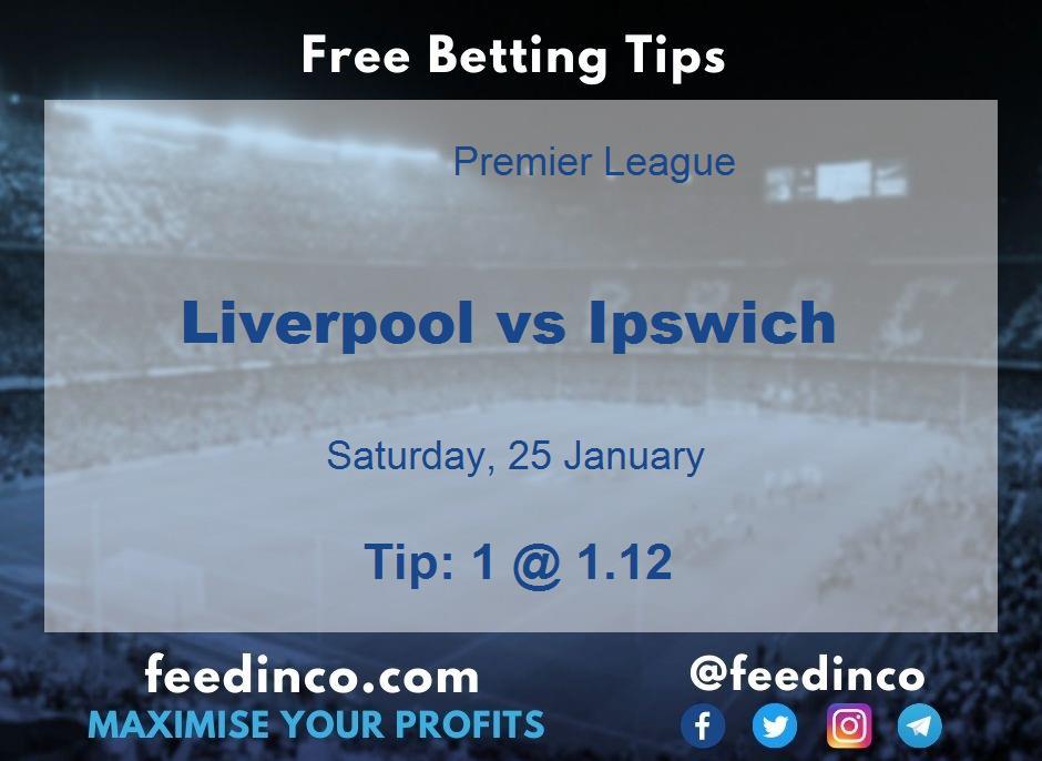 Liverpool vs Ipswich Prediction