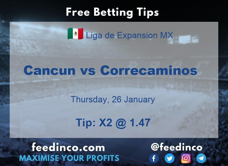 Cancun vs Correcaminos Prediction Cancun vs Correcaminos Prediction