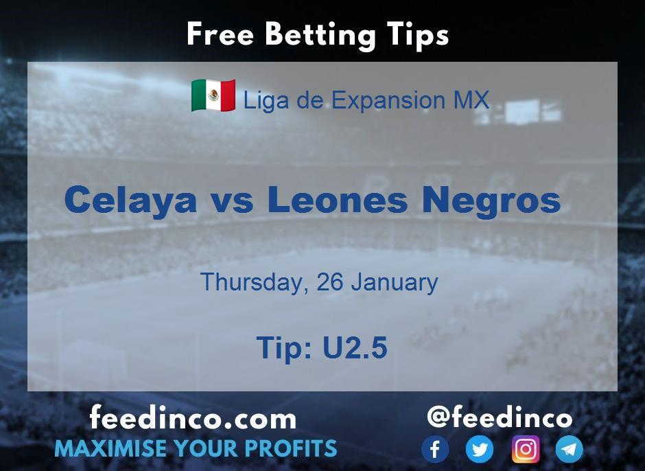 Celaya vs Leones Negros Prediction Celaya vs Leones Negros Prediction