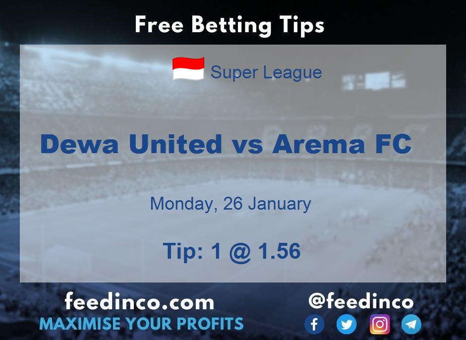 Dewa United vs Arema FC Prediction