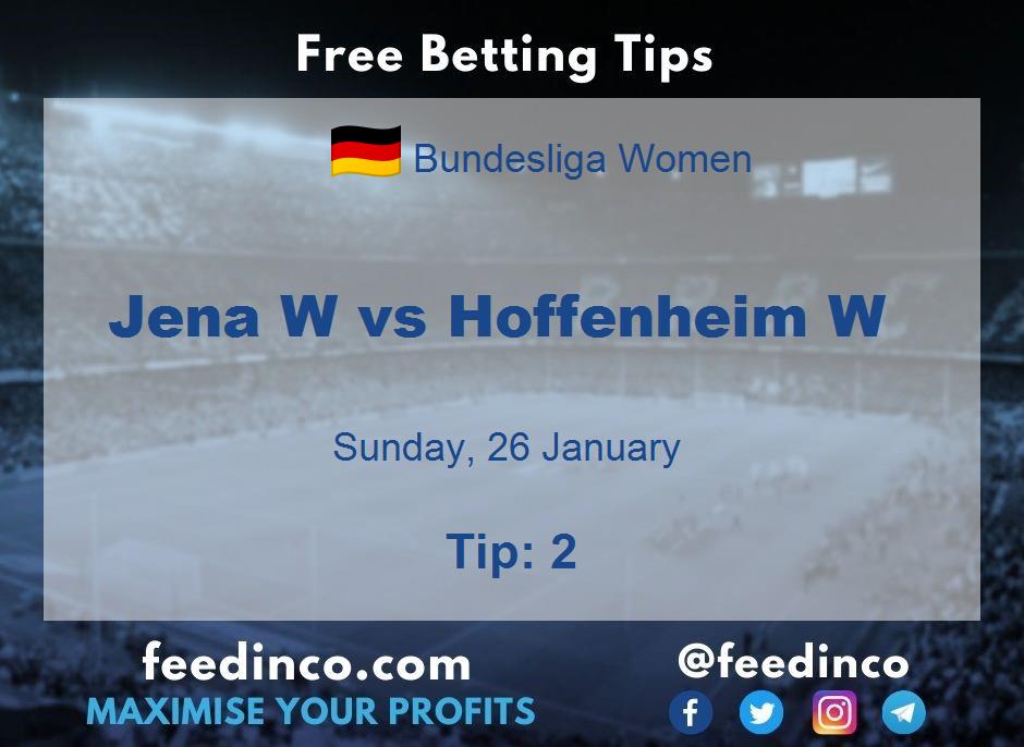 Jena W vs Hoffenheim W Prediction