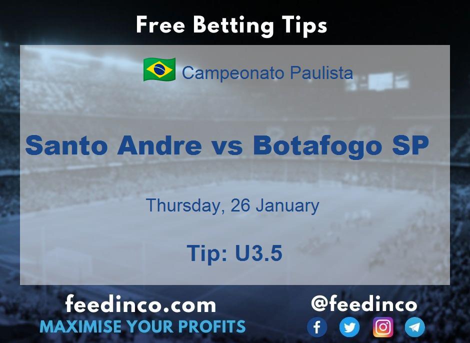 Santo Andre vs Botafogo SP Prediction