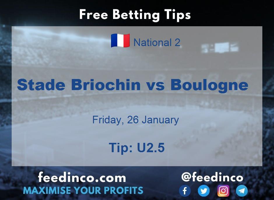 Stade Briochin vs Boulogne Prediction